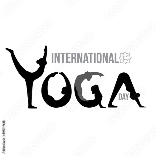 Obraz na plátně international yoga day