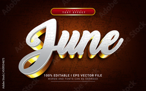 june text effect