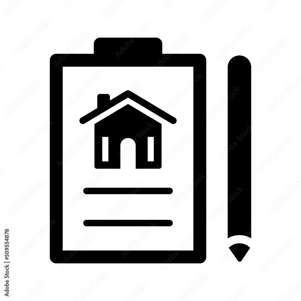 Real estate guarantee policy icon Real estate guarantee policy icon