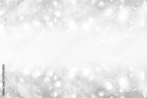 white abstract blur background. bokeh christmas blurred beautiful shiny Christmas lights