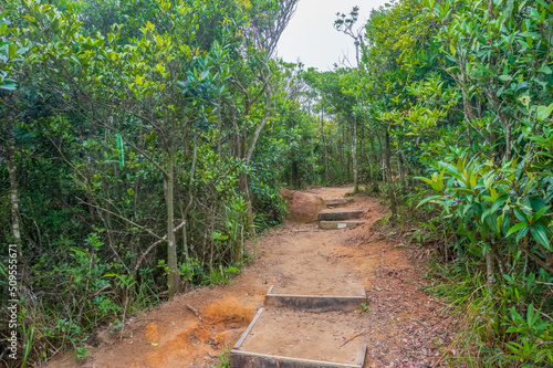 Natural landscape in Tai Tam Country Park, at Hong Kong 4 June 2022 photo