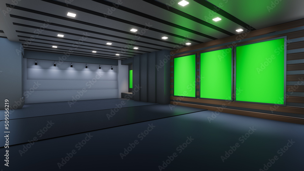 3D Virtual TV Studio News, Backdrop For TV Shows .TV On Wall.3D Virtual News Studio Background, Loop 3D Virtual TV Studio News, Backdrop For TV Shows .TV On Wall.3D Virtual News Studio Background, Loop