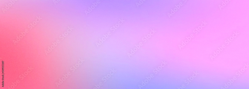 Pink gradient background blank. Horizontal banner or wallpaper tamplate. Copy space, place for text, text area. Bright illustration. Space metaverse web 3 technology texture - obrazy, fototapety, plakaty 