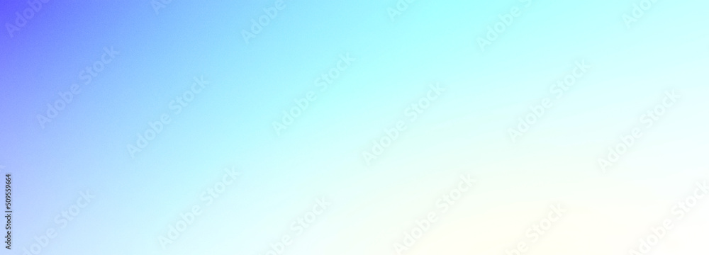 Blue cyan gradient background blank. Horizontal banner or wallpaper tamplate. Copy space, place for text, text area. Bright illustration. Space metaverse web 3 technology texture	
