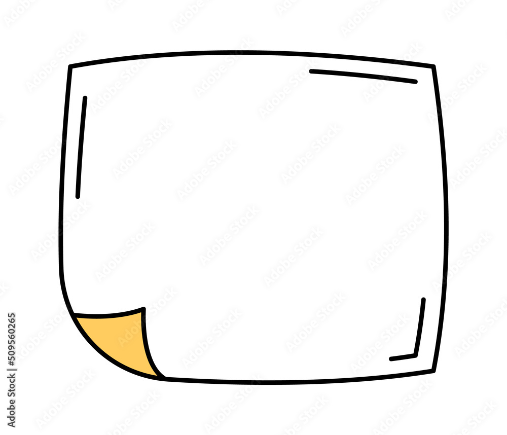 Paper sheet icon. Vector illustration Paper sheet icon. Vector illustration