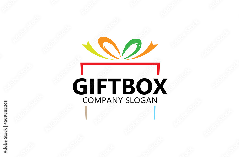 Creative Colorful Gift Box Package Abstract logo Symbol Vector Icon Design Illustration Creative Colorful Gift Box Package Abstract logo Symbol Vector Icon Design Illustration