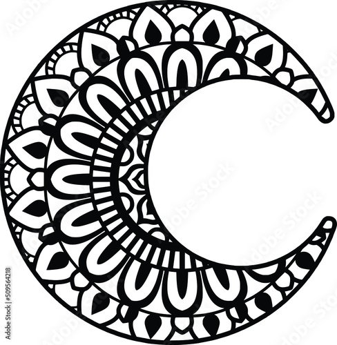 Mandala design. You can change the size and color of the eps file as you like. Will fit well as a design on a shirt or in your shadow box. You can also use laser cutters like Cricut, Glowforge