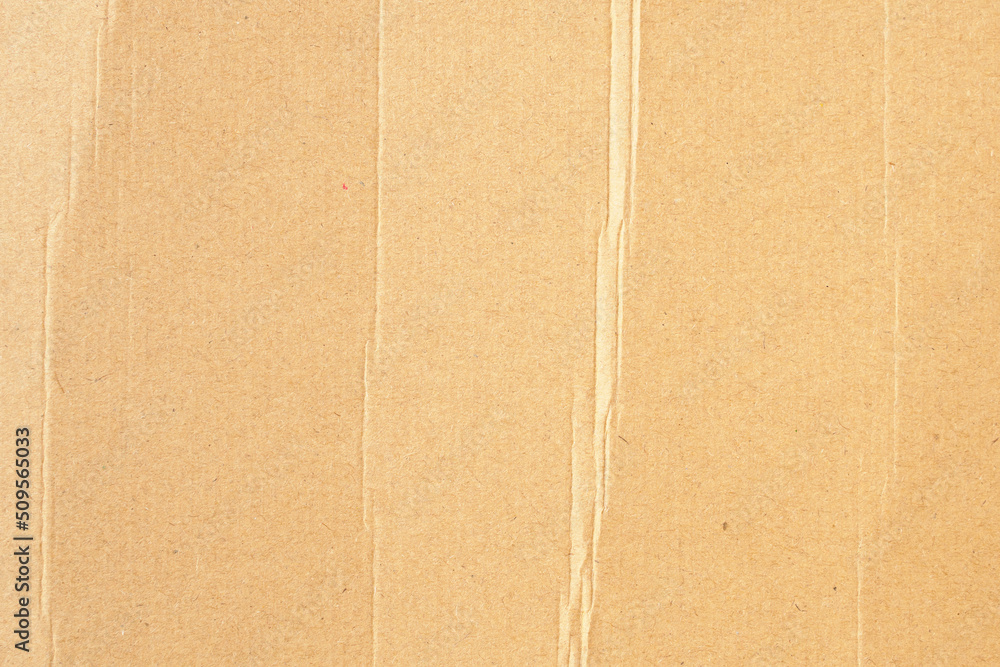 Fototapeta premium Old brown recycle cardboard box paper texture background