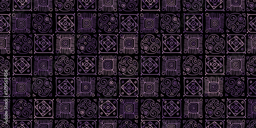 Talavera pattern. Indian patchwork. Turkish ornament. Moroccan tile mosaic. Spanish decoration. Ethnic background. Seamless pattern for your design