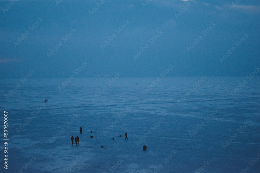 Fototapeta premium Frozen Gulf of Finland