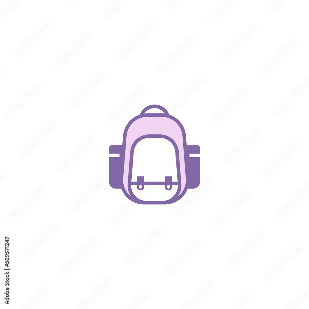 Backpack line icon. linear style sign for mobile concept and web design. Backpack outline vector icon. Symbol, logo illustration. Vector graphic Backpack line icon. linear style sign for mobile concept and web design. Backpack outline vector icon. Symbol, logo illustration. Vector graphic