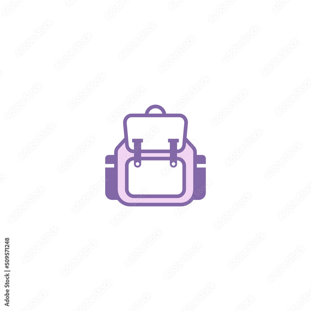 Backpack line icon. linear style sign for mobile concept and web design. Backpack outline vector icon. Symbol, logo illustration. Vector graphic Backpack line icon. linear style sign for mobile concept and web design. Backpack outline vector icon. Symbol, logo illustration. Vector graphic