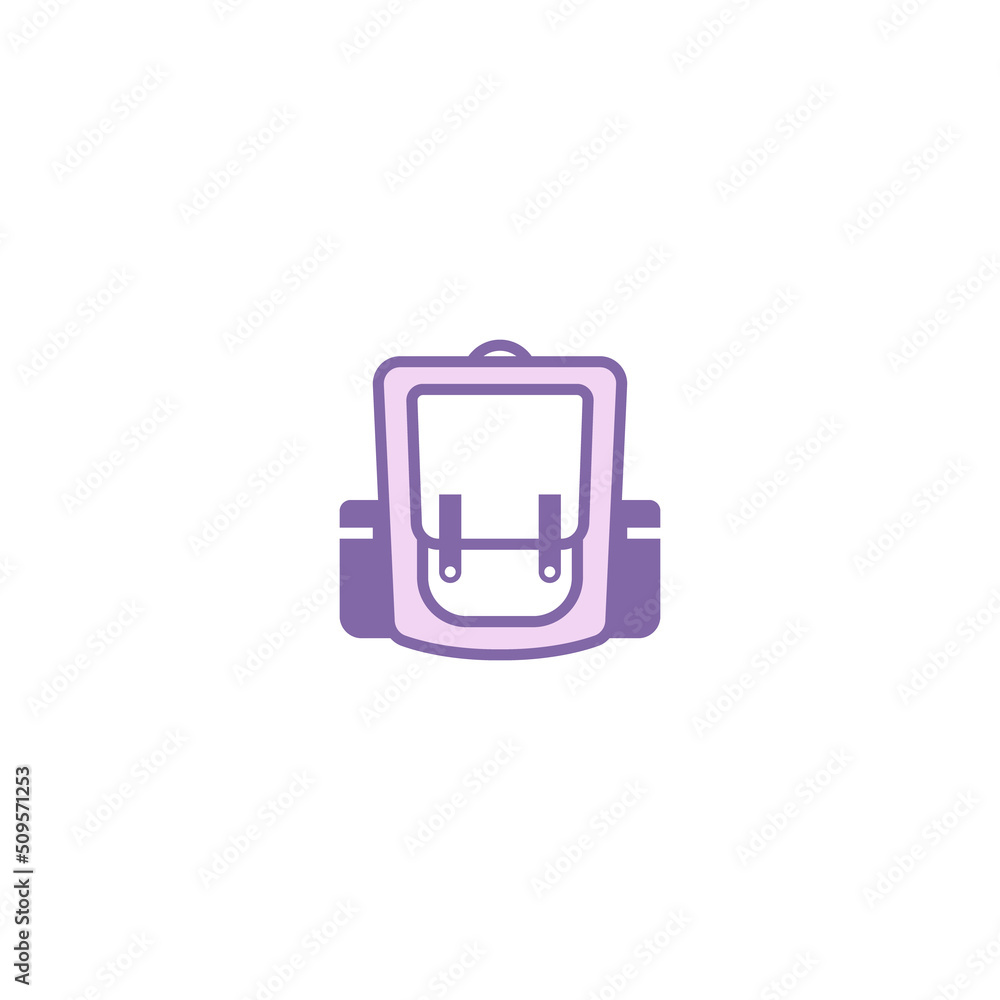 Backpack line icon. linear style sign for mobile concept and web design. Backpack outline vector icon. Symbol, logo illustration. Vector graphic Backpack line icon. linear style sign for mobile concept and web design. Backpack outline vector icon. Symbol, logo illustration. Vector graphic