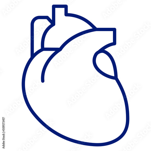 Human Heart Vector icon which is suitable for commercial work and easily modify or edit it

