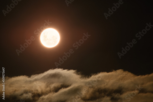 Super Moon Rising