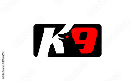 Illustration vector graphic of dog training concept Logo Design template