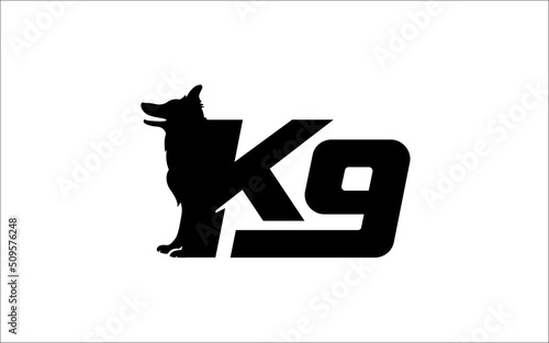 Illustration vector graphic of dog training concept Logo Design template