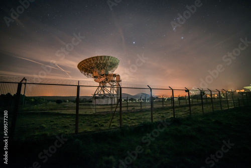 the call, Satellite Tracking Station with five large satellite dishes, Gandullas, Madrid