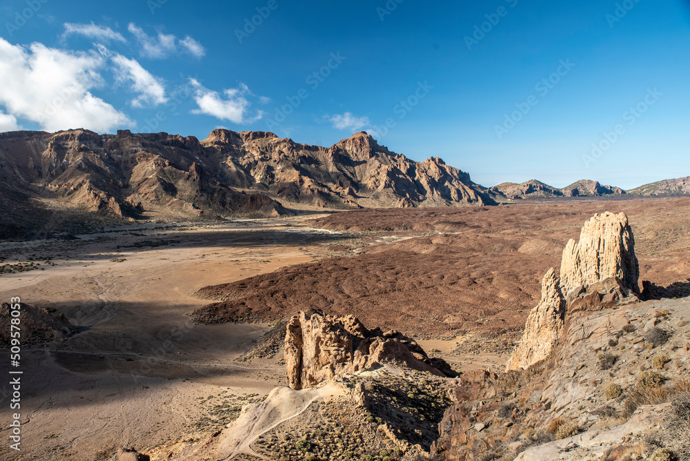 Fototapeta premium Volcanic landscape on the island of La Palma in the archipelago of the Canary Islands