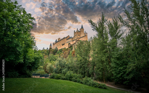 The Alcázar of Segovia, is one of the most characteristic medieval castles in the world and one of the most visited monuments in Spain
