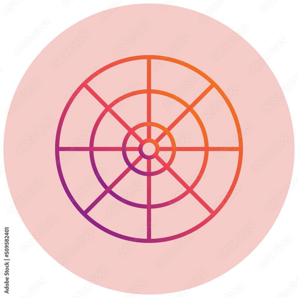 Dart Board Icon Dart Board Icon