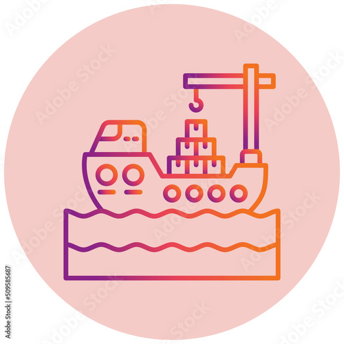 Cargo Ship Icon