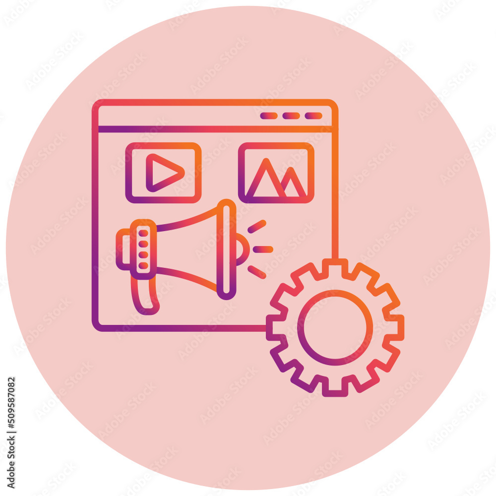 Content Management Icon Content Management Icon