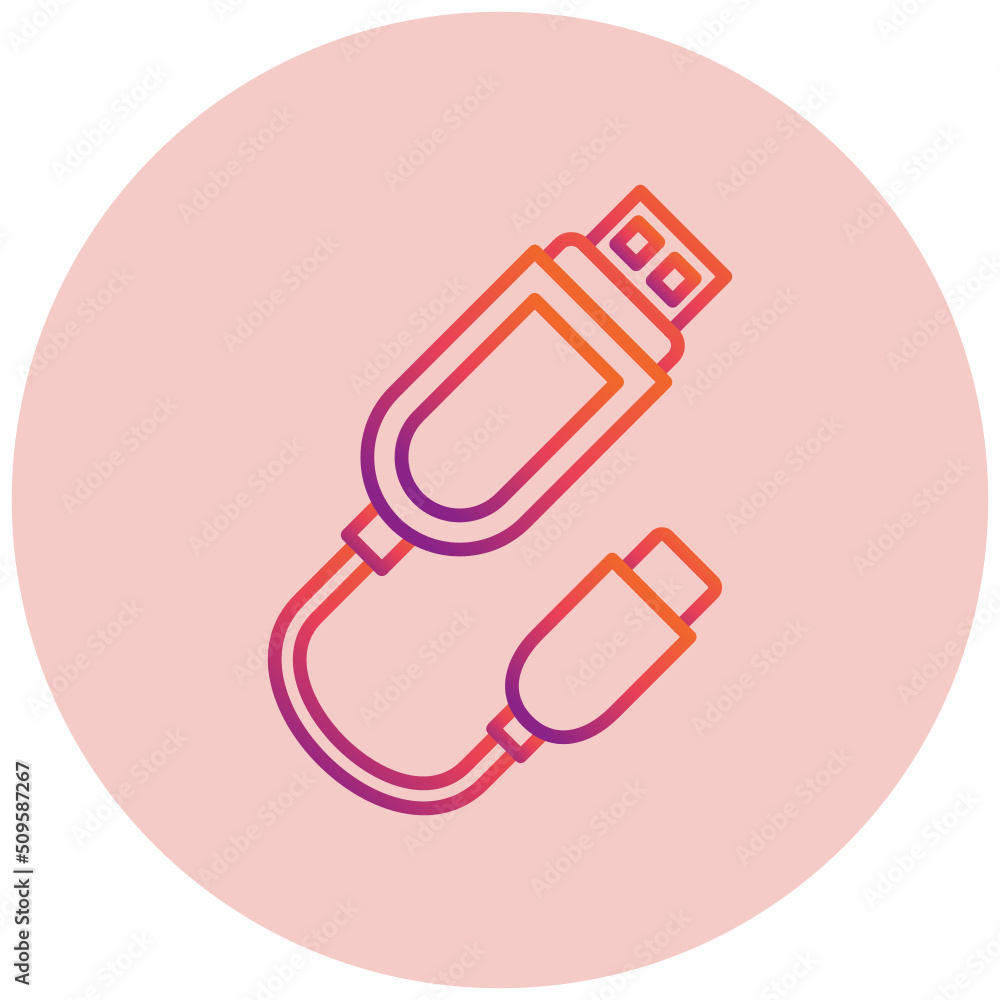 Usb Cable Icon