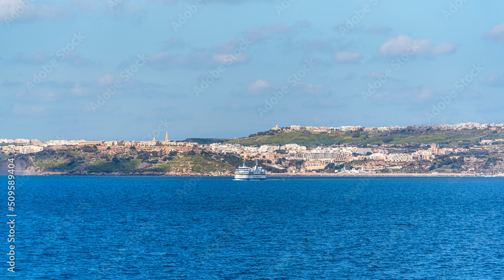 Ferry linking the islands of Malta and Gozo.