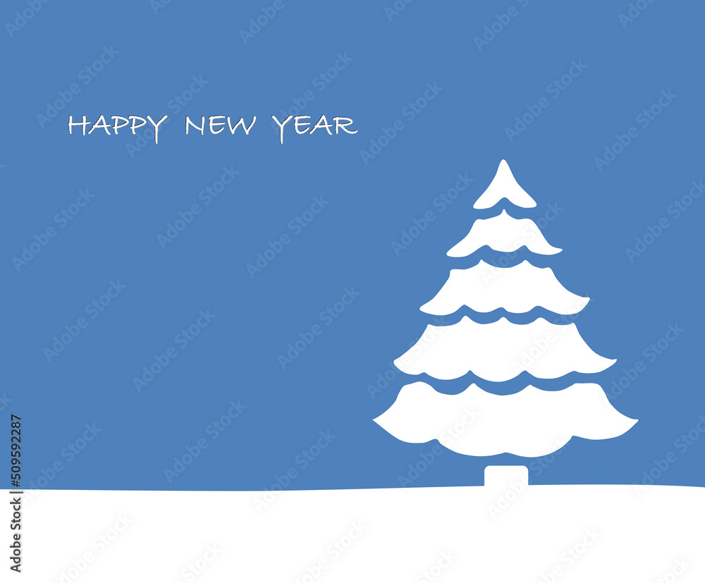 Abstract  christmas tree,merry christmas,happy new year,snow