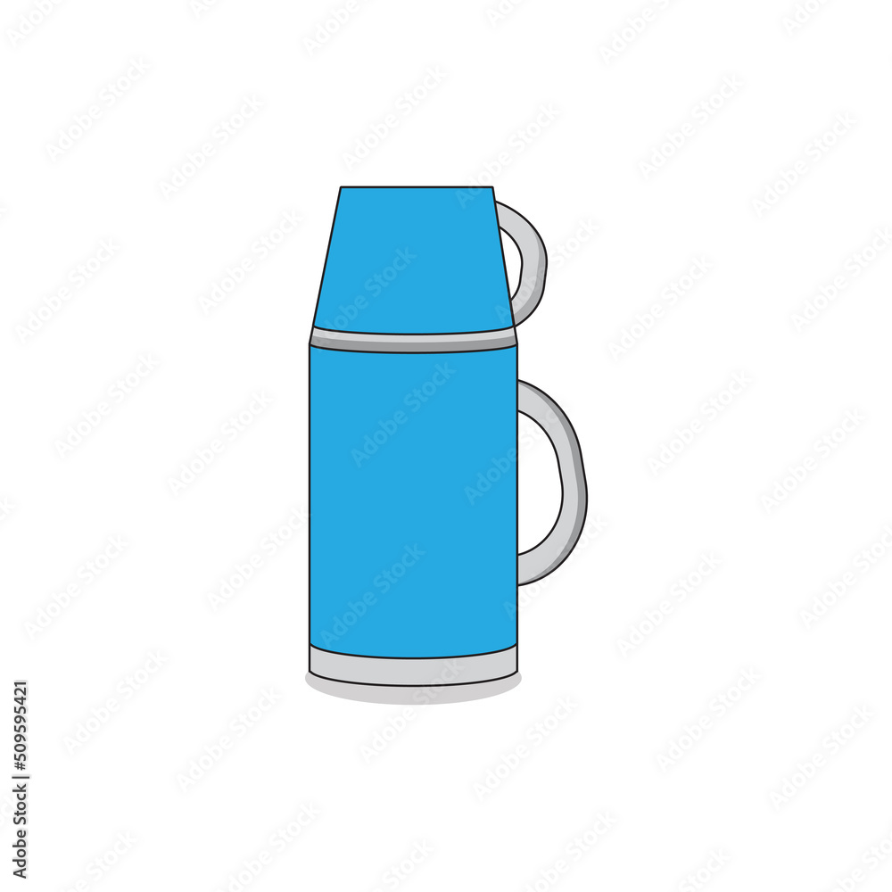 Thermos water mockup isolated Free Vector Thermos water mockup isolated Free Vector