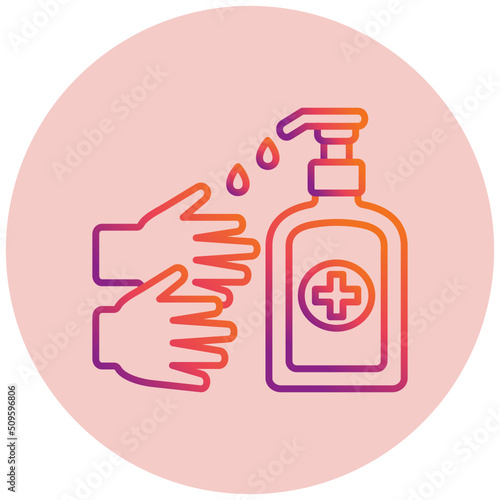 Hands Sanitizer Icon