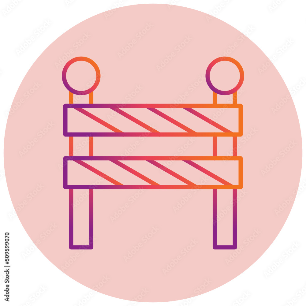 Road Blockade Icon