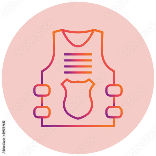 Bulletproof vest Icon