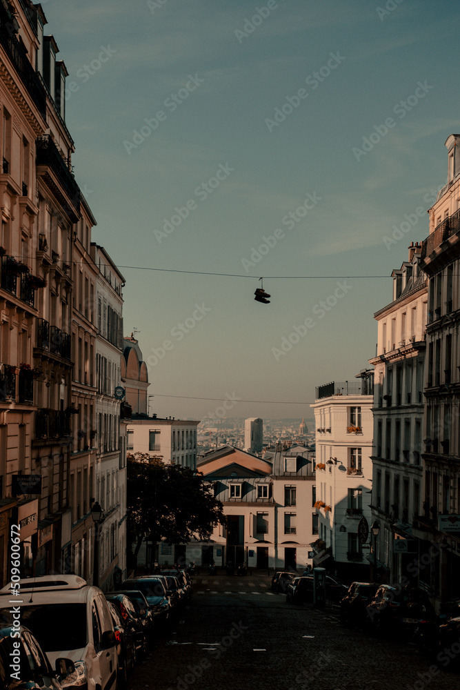 The Romantic of  morning Montmartre Paris