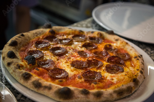 cheese and pepperoni pizza