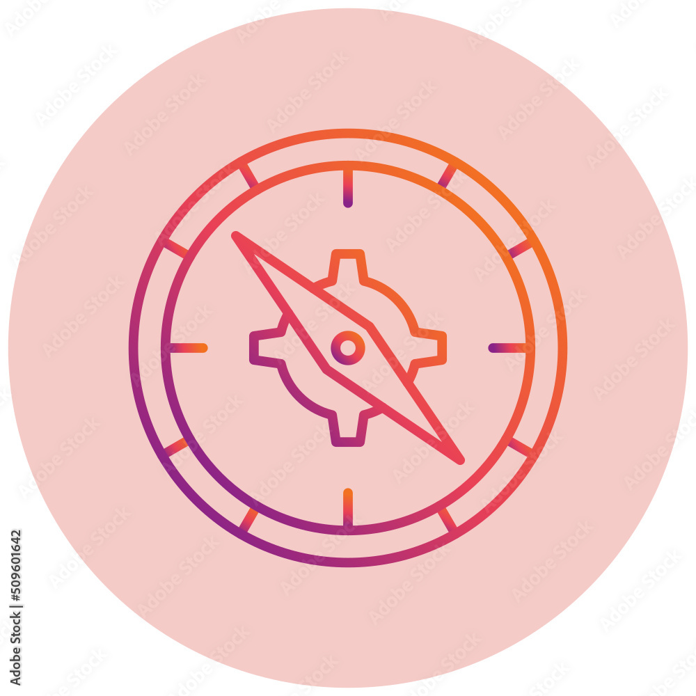 Obraz premium Compass Icon