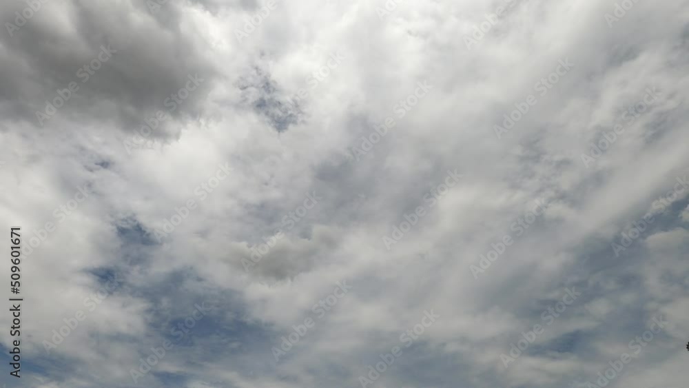 time lapse clouds in the sky