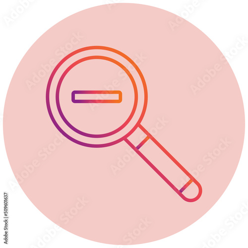 Zoom out Icon