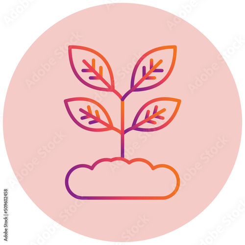 Plant with leave Icon