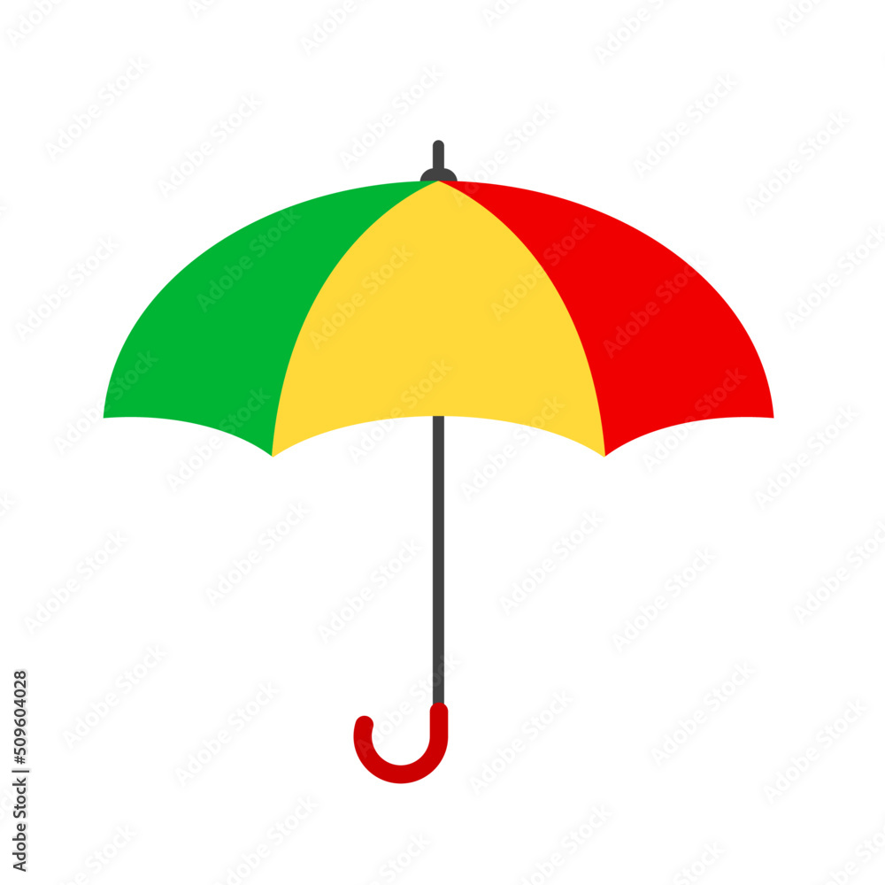 umbrella flat logo icon vector illustration umbrella flat logo icon vector illustration