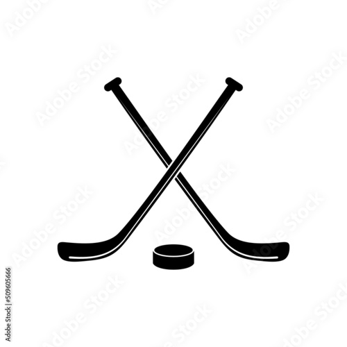 hockey stick icon logo