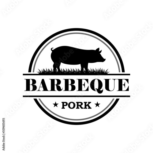 pork barbeque logo