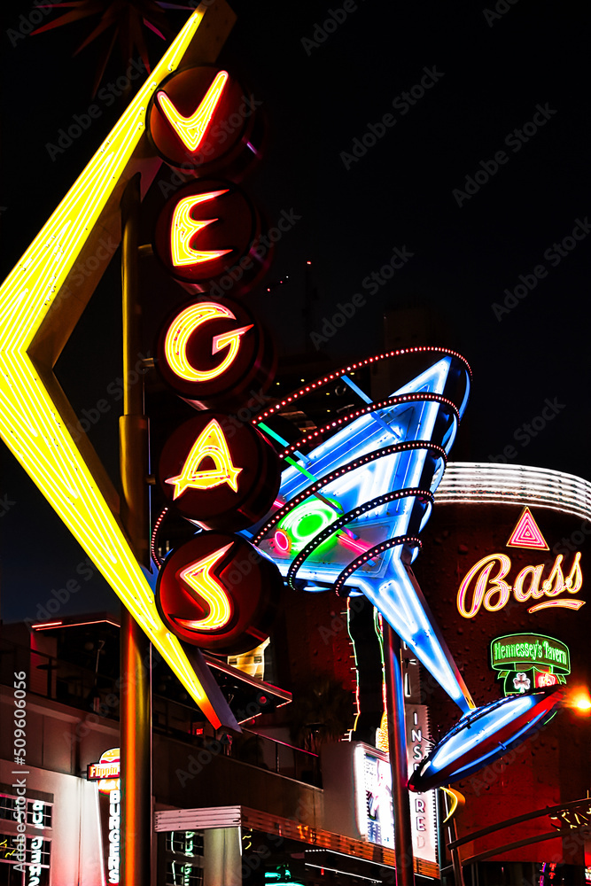 Foto de Las Vegas,NV,USA Oct 28,2015 The neon sign in Las Vegas, US
