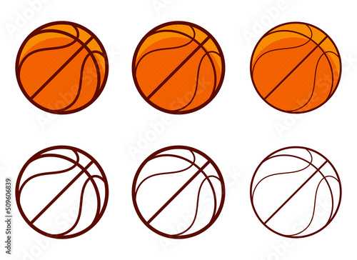 Basketball vector design illustration isolated on white background © Emil