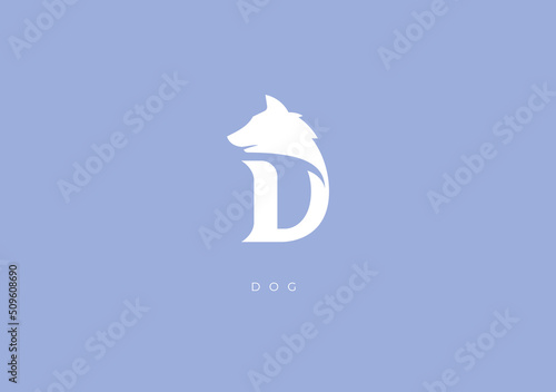 DOG D MONOGRAM, VECTOR LOGO