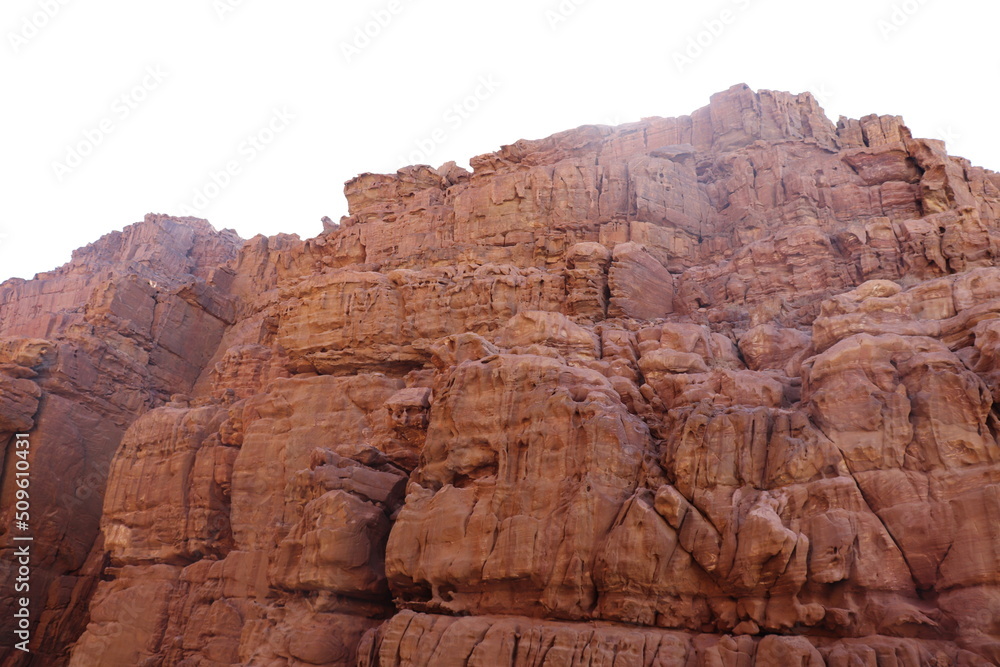 Wadi Mujib in Jordan (Arnon Stream) beautiful Valley near the dead sea