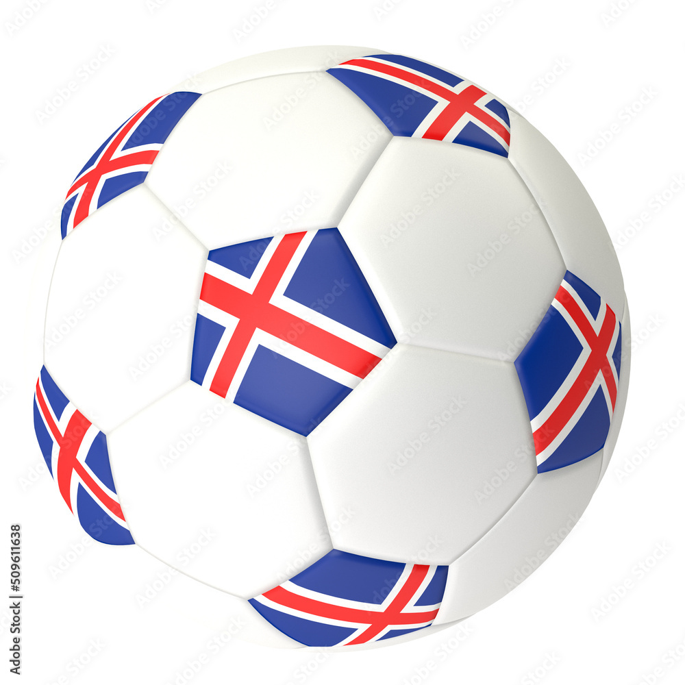 Obraz premium soccerball iceland