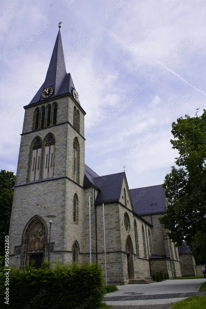 The Catholic parish church of the Holy Cross is a listed church building in Altenbeken, a municipality in the Paderborn district in North Rhine-Westphalia. Germany