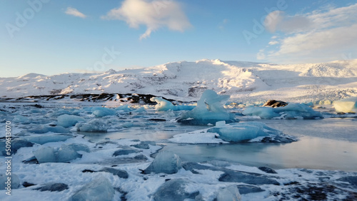 Fotografi Jokulsarlon glacial lake, Iceland
